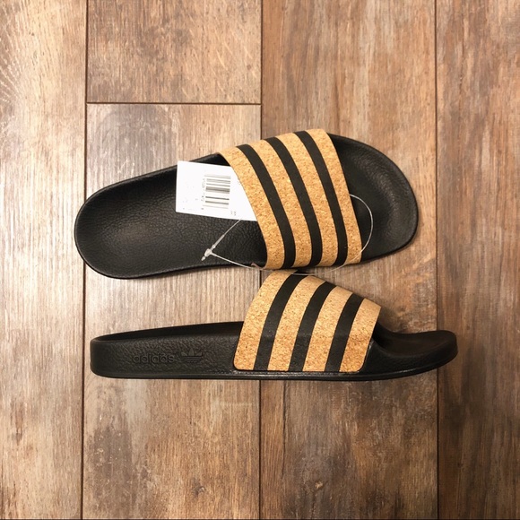 adidas Shoes - adidas Originals Women’s Adilette Cork Slides